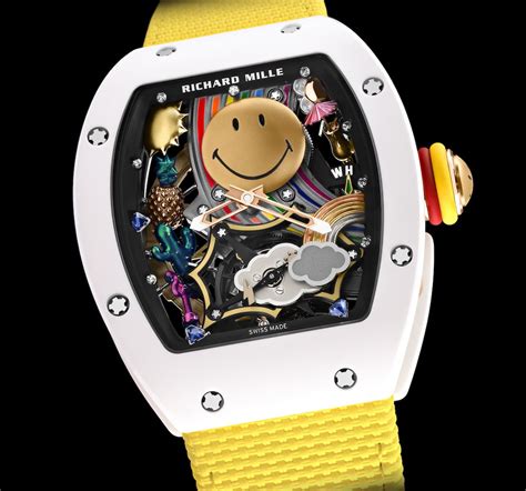 richard mille black and yellow|richard mille tourbillon.